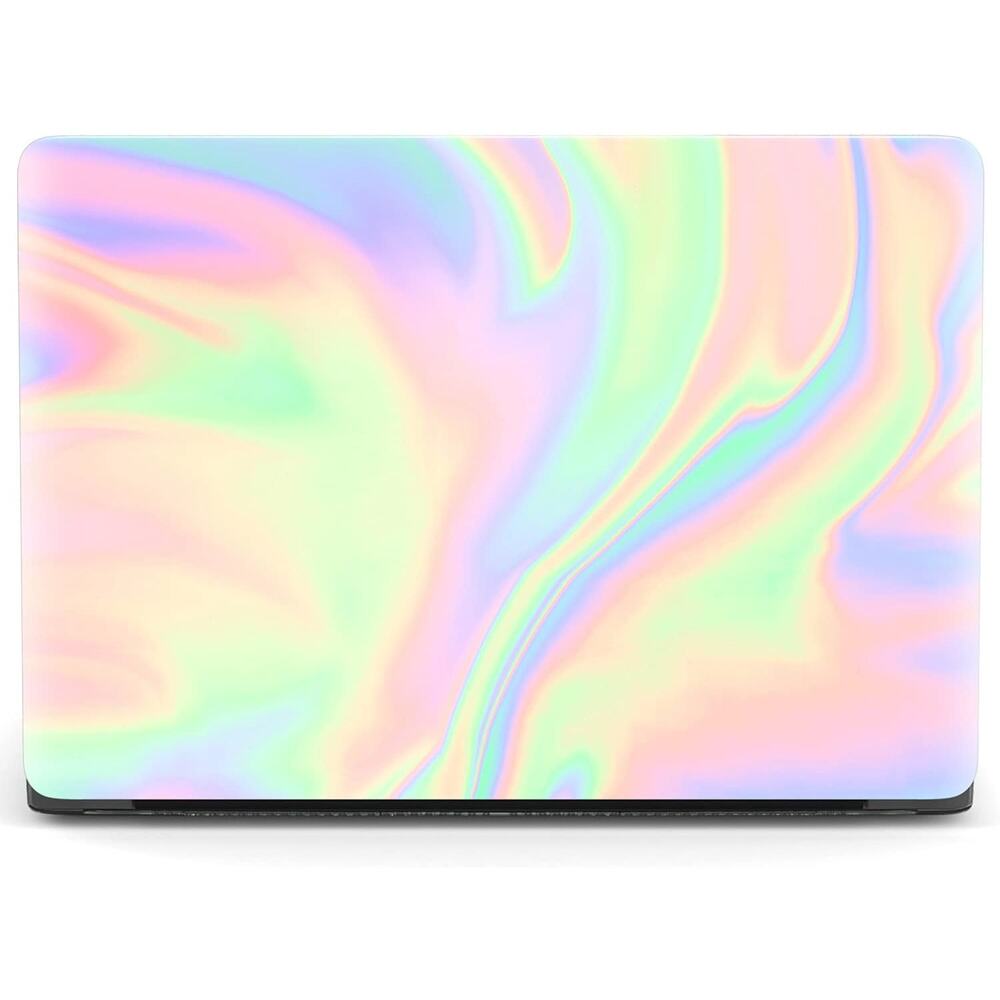 Hard Case Compatible with MacBook Pro Iridescent Foil Print Pastel